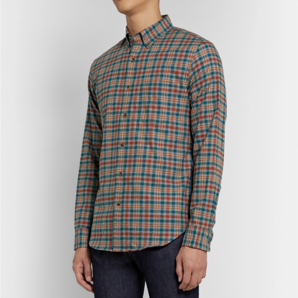 Jcrew men’s button down flannel, size S